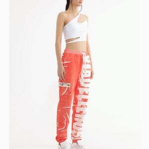 VIADELLEROSE VDR SWEATPANTS ORANGE SIZE M